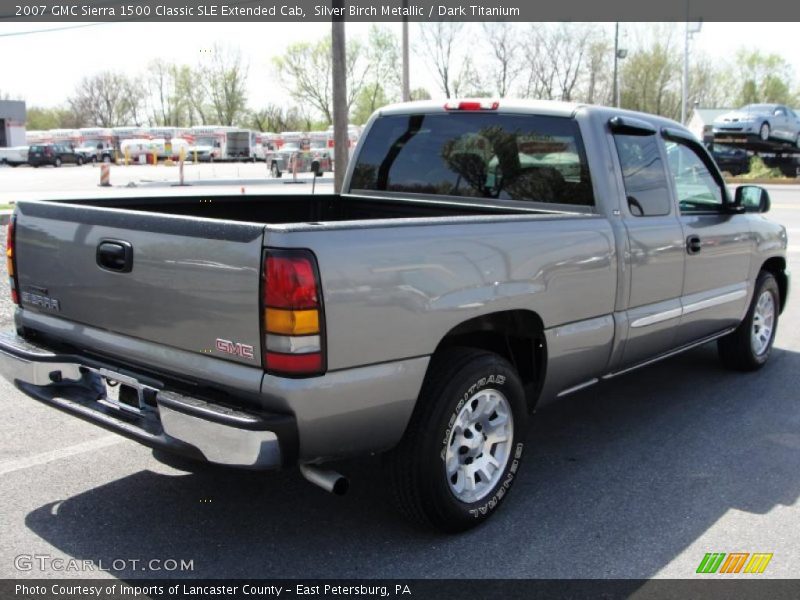Silver Birch Metallic / Dark Titanium 2007 GMC Sierra 1500 Classic SLE Extended Cab