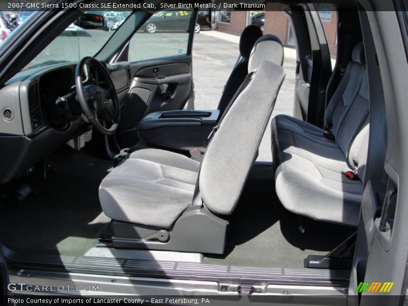 Silver Birch Metallic / Dark Titanium 2007 GMC Sierra 1500 Classic SLE Extended Cab