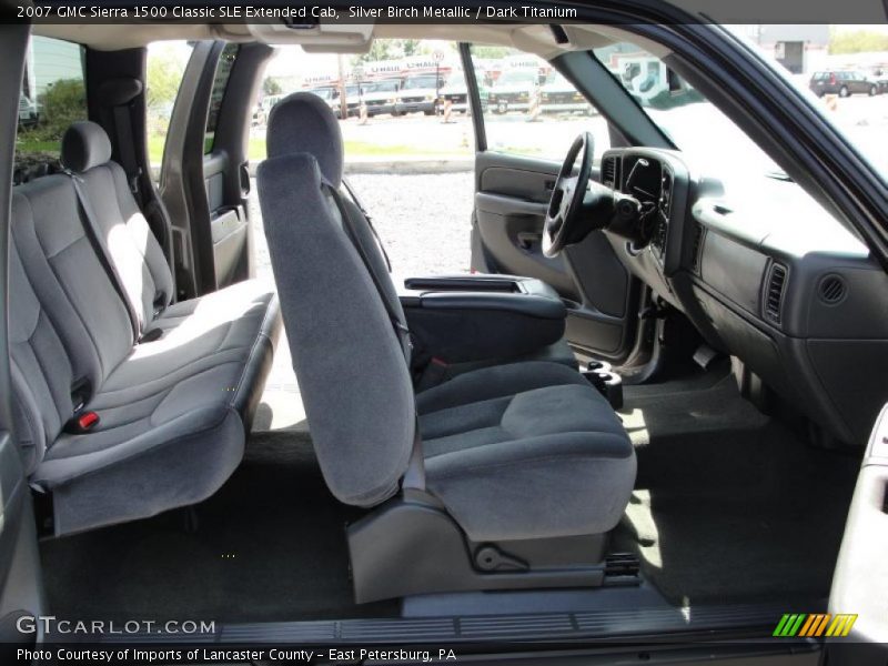 Silver Birch Metallic / Dark Titanium 2007 GMC Sierra 1500 Classic SLE Extended Cab