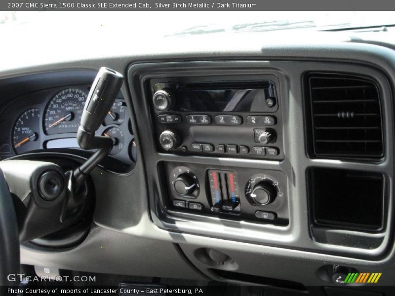 Silver Birch Metallic / Dark Titanium 2007 GMC Sierra 1500 Classic SLE Extended Cab