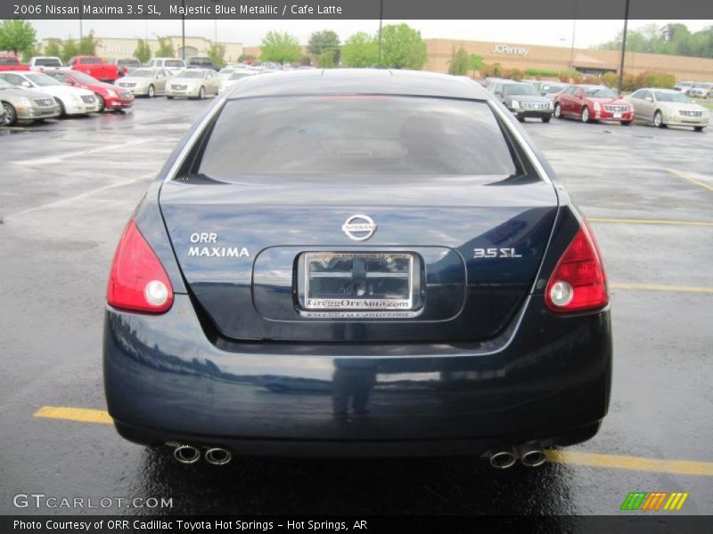 Majestic Blue Metallic / Cafe Latte 2006 Nissan Maxima 3.5 SL