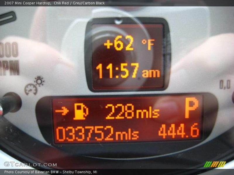 Chili Red / Grey/Carbon Black 2007 Mini Cooper Hardtop