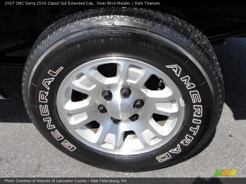Silver Birch Metallic / Dark Titanium 2007 GMC Sierra 1500 Classic SLE Extended Cab
