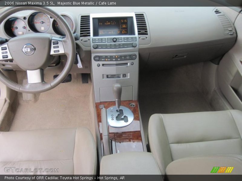 Majestic Blue Metallic / Cafe Latte 2006 Nissan Maxima 3.5 SL