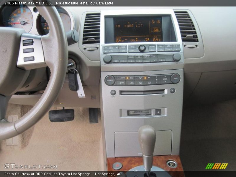 Majestic Blue Metallic / Cafe Latte 2006 Nissan Maxima 3.5 SL