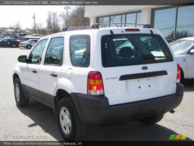 Oxford White / Medium Dark Flint 2003 Ford Escape XLS V6 4WD