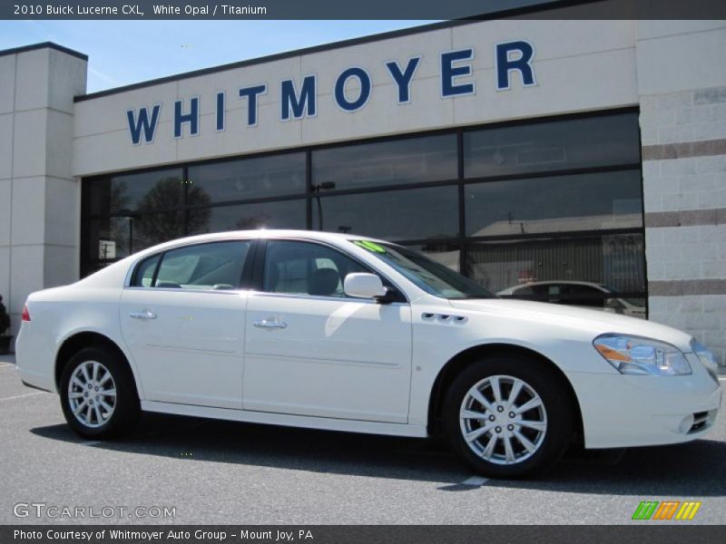 White Opal / Titanium 2010 Buick Lucerne CXL