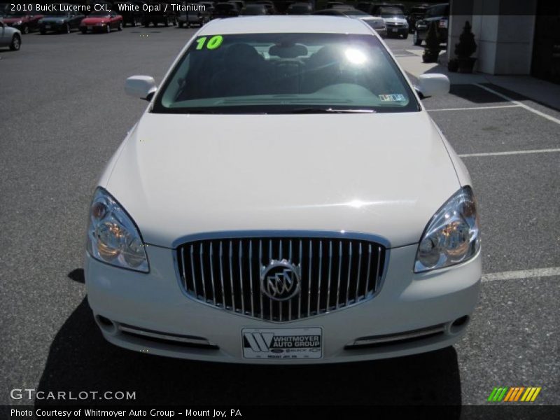 White Opal / Titanium 2010 Buick Lucerne CXL