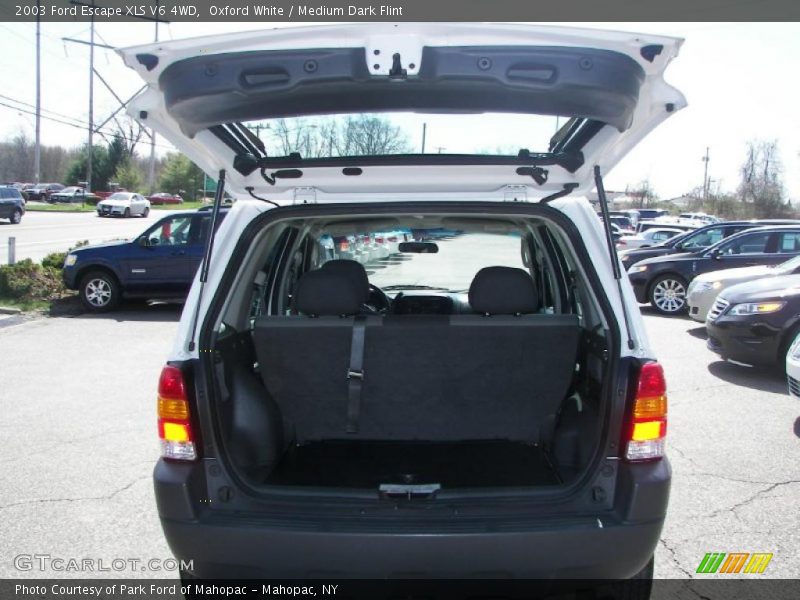 Oxford White / Medium Dark Flint 2003 Ford Escape XLS V6 4WD