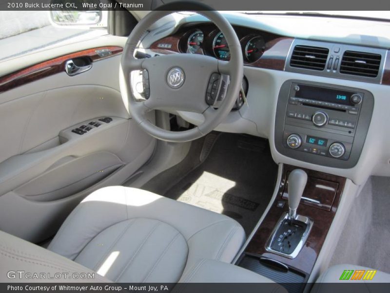 White Opal / Titanium 2010 Buick Lucerne CXL