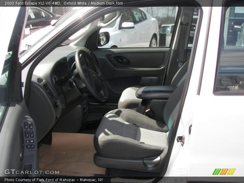 Oxford White / Medium Dark Flint 2003 Ford Escape XLS V6 4WD