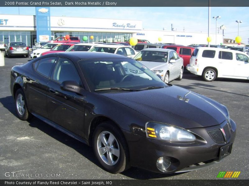 Dark Mocha Metallic / Ebony 2008 Pontiac Grand Prix Sedan