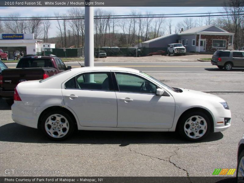 White Suede / Medium Light Stone 2010 Ford Fusion SE