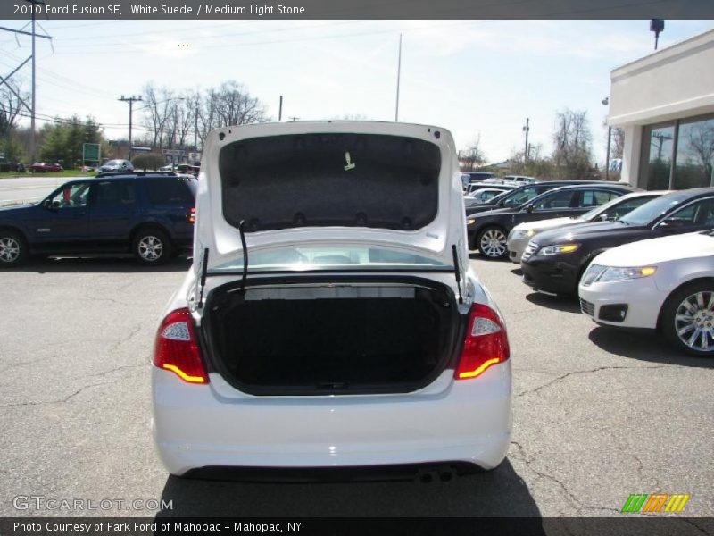 White Suede / Medium Light Stone 2010 Ford Fusion SE