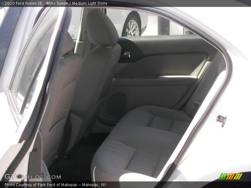White Suede / Medium Light Stone 2010 Ford Fusion SE