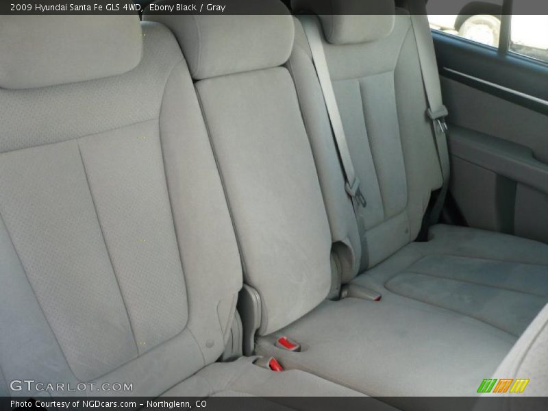 Ebony Black / Gray 2009 Hyundai Santa Fe GLS 4WD