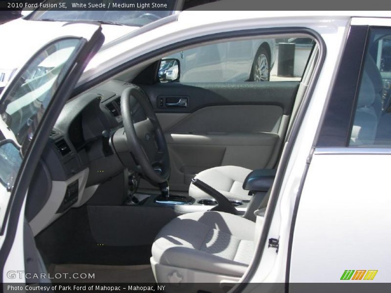 White Suede / Medium Light Stone 2010 Ford Fusion SE