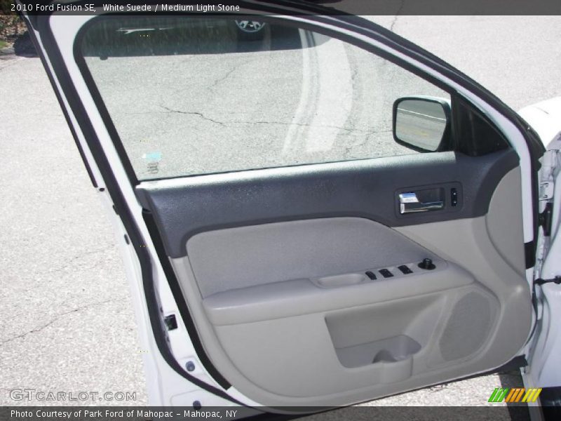 White Suede / Medium Light Stone 2010 Ford Fusion SE