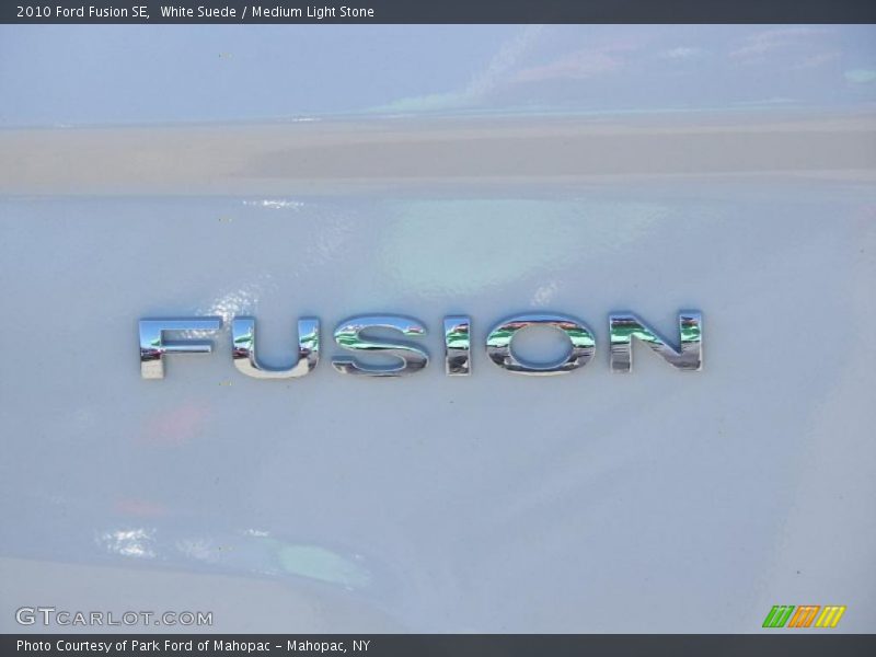 White Suede / Medium Light Stone 2010 Ford Fusion SE