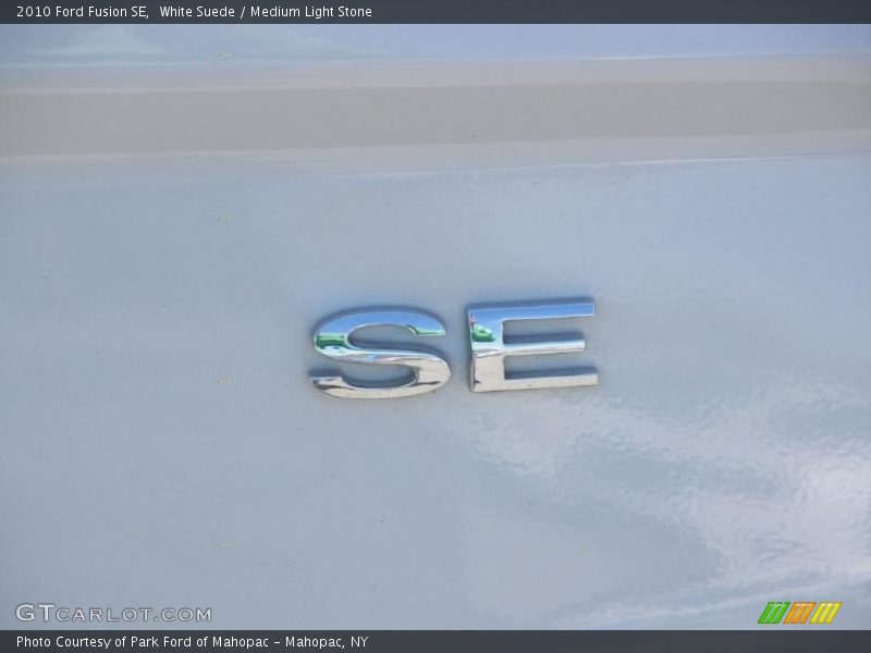 White Suede / Medium Light Stone 2010 Ford Fusion SE
