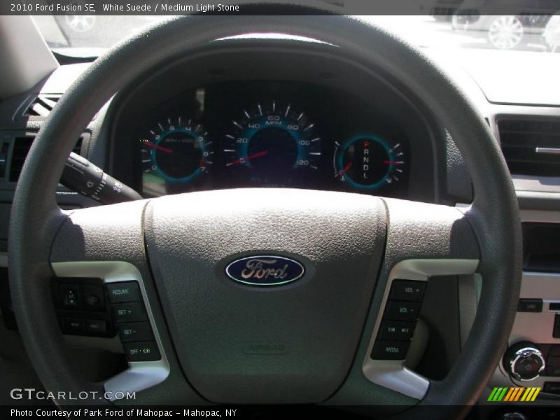White Suede / Medium Light Stone 2010 Ford Fusion SE