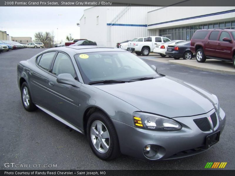 Shadow Gray Metallic / Ebony 2008 Pontiac Grand Prix Sedan