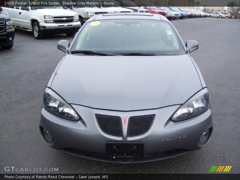 Shadow Gray Metallic / Ebony 2008 Pontiac Grand Prix Sedan