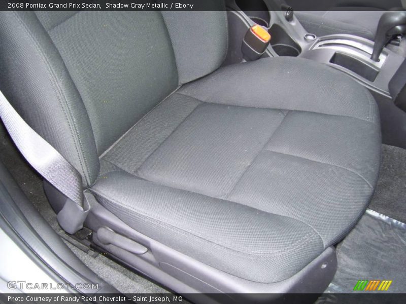 Shadow Gray Metallic / Ebony 2008 Pontiac Grand Prix Sedan