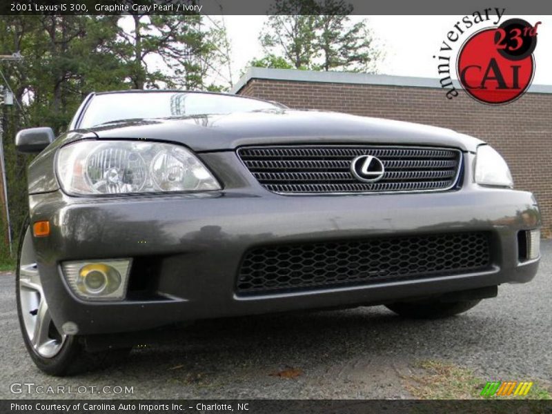 Graphite Gray Pearl / Ivory 2001 Lexus IS 300