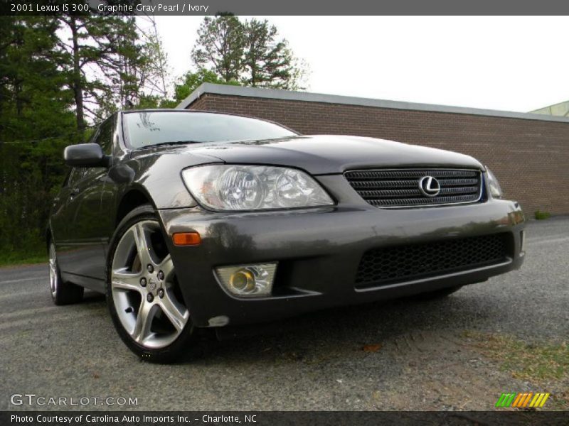 Graphite Gray Pearl / Ivory 2001 Lexus IS 300