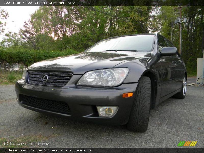 Graphite Gray Pearl / Ivory 2001 Lexus IS 300
