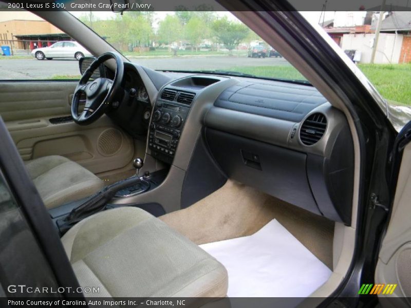 Graphite Gray Pearl / Ivory 2001 Lexus IS 300