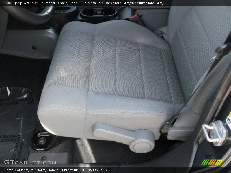 Steel Blue Metallic / Dark Slate Gray/Medium Slate Gray 2007 Jeep Wrangler Unlimited Sahara