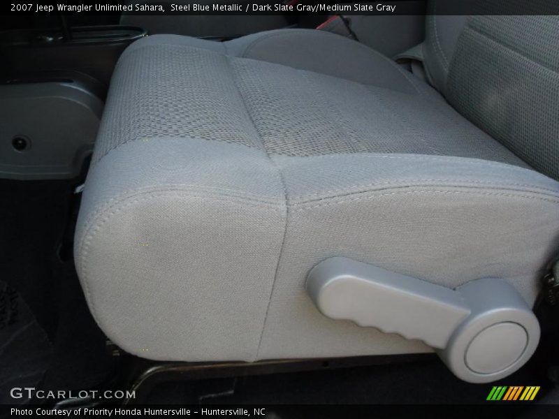 Steel Blue Metallic / Dark Slate Gray/Medium Slate Gray 2007 Jeep Wrangler Unlimited Sahara