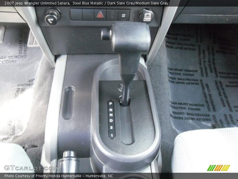 Steel Blue Metallic / Dark Slate Gray/Medium Slate Gray 2007 Jeep Wrangler Unlimited Sahara