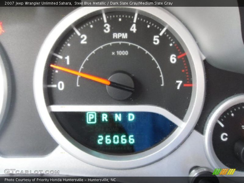 Steel Blue Metallic / Dark Slate Gray/Medium Slate Gray 2007 Jeep Wrangler Unlimited Sahara