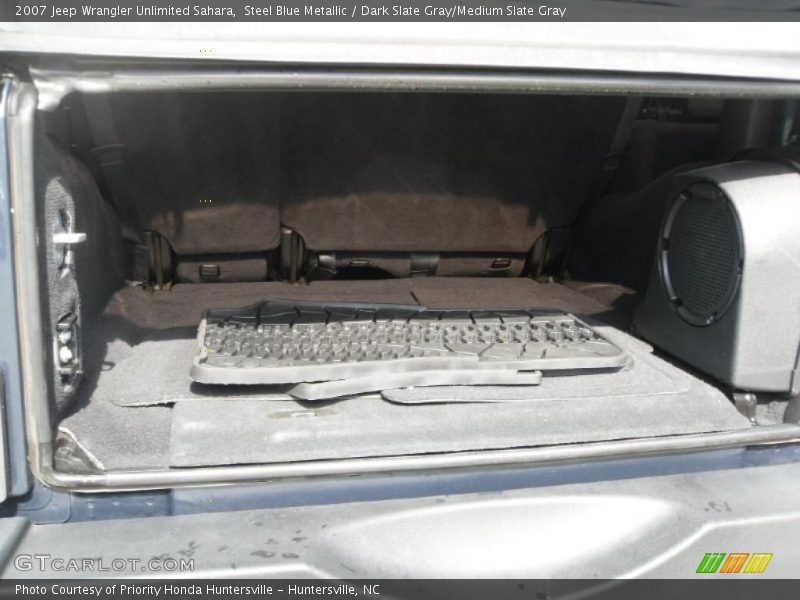Steel Blue Metallic / Dark Slate Gray/Medium Slate Gray 2007 Jeep Wrangler Unlimited Sahara