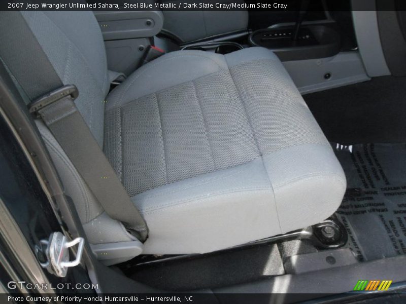Steel Blue Metallic / Dark Slate Gray/Medium Slate Gray 2007 Jeep Wrangler Unlimited Sahara