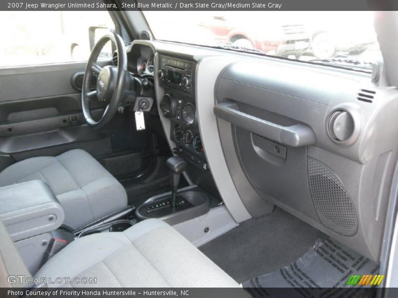 Steel Blue Metallic / Dark Slate Gray/Medium Slate Gray 2007 Jeep Wrangler Unlimited Sahara