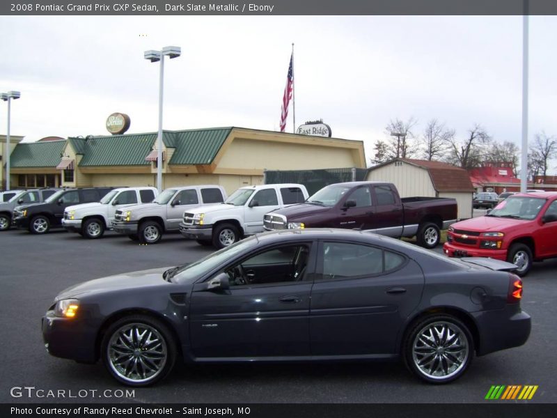 Dark Slate Metallic / Ebony 2008 Pontiac Grand Prix GXP Sedan