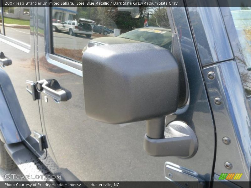 Steel Blue Metallic / Dark Slate Gray/Medium Slate Gray 2007 Jeep Wrangler Unlimited Sahara