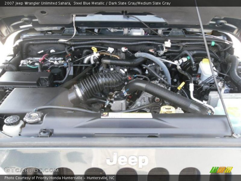 Steel Blue Metallic / Dark Slate Gray/Medium Slate Gray 2007 Jeep Wrangler Unlimited Sahara