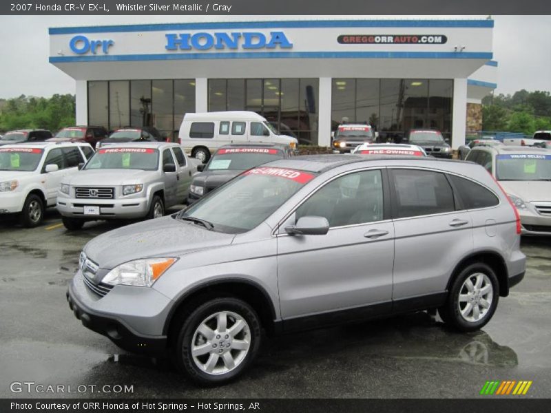Whistler Silver Metallic / Gray 2007 Honda CR-V EX-L