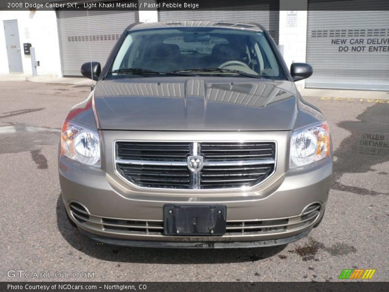 Light Khaki Metallic / Pastel Pebble Beige 2008 Dodge Caliber SXT