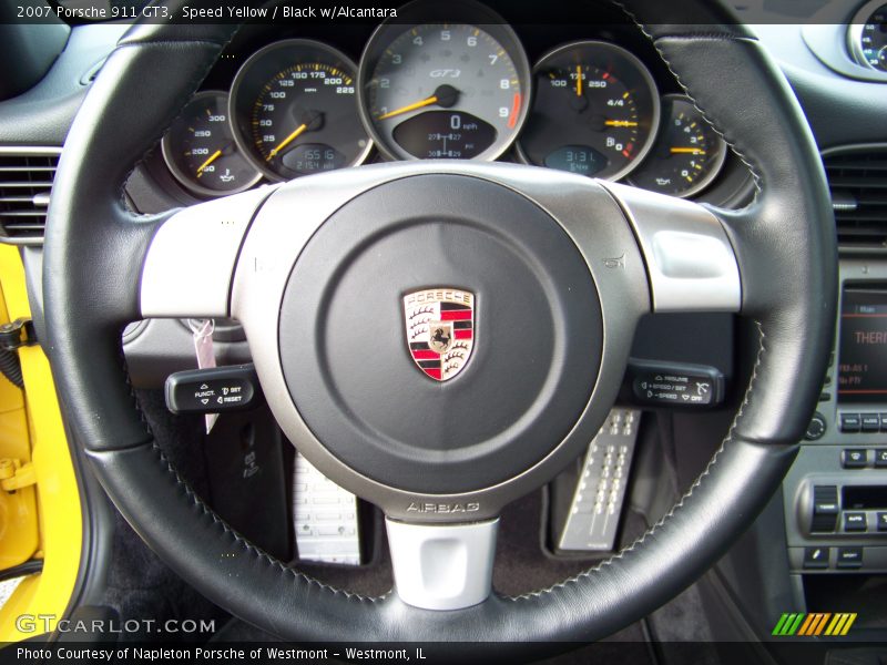 Speed Yellow / Black w/Alcantara 2007 Porsche 911 GT3