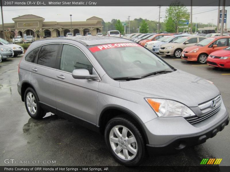 Whistler Silver Metallic / Gray 2007 Honda CR-V EX-L