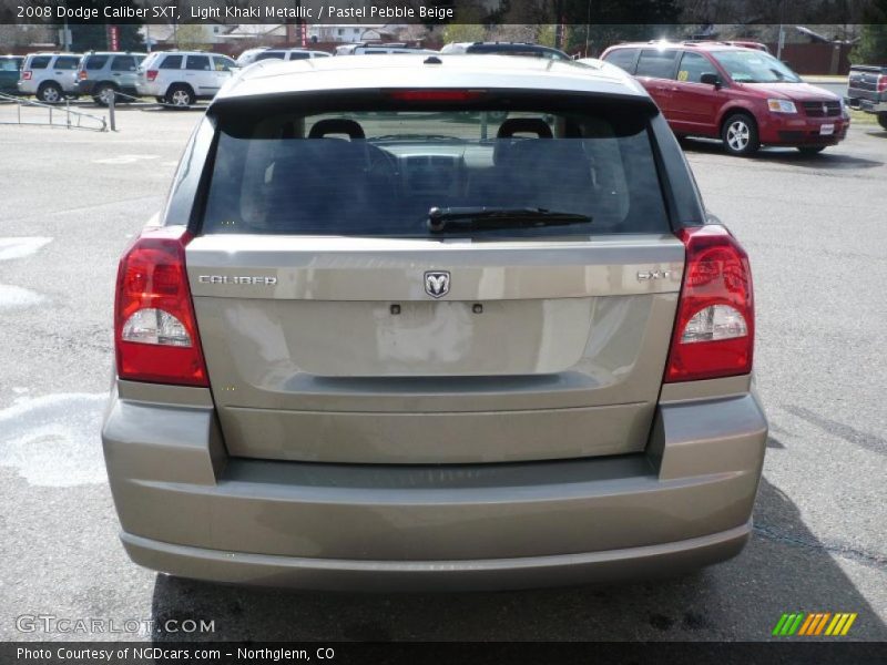 Light Khaki Metallic / Pastel Pebble Beige 2008 Dodge Caliber SXT