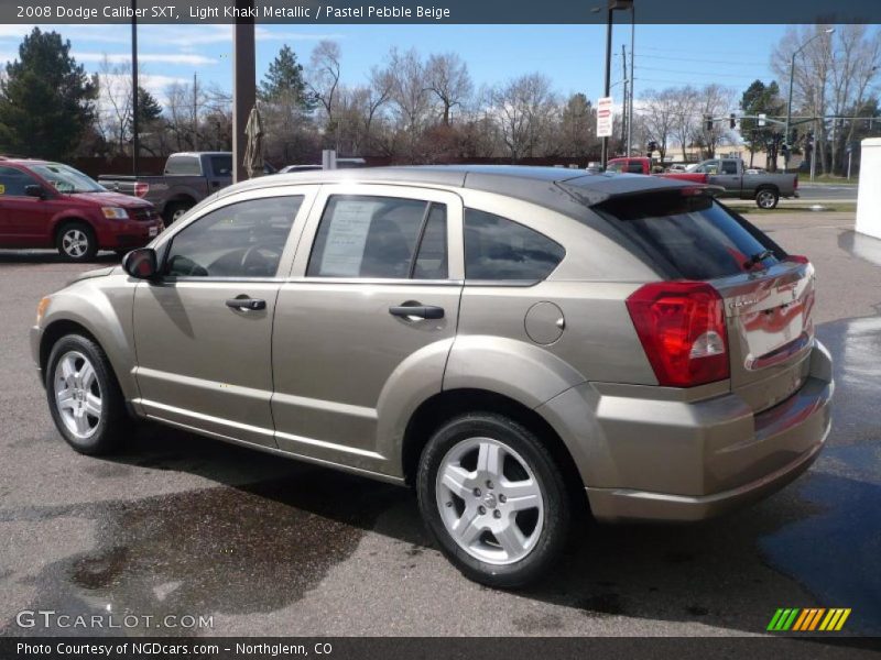 Light Khaki Metallic / Pastel Pebble Beige 2008 Dodge Caliber SXT