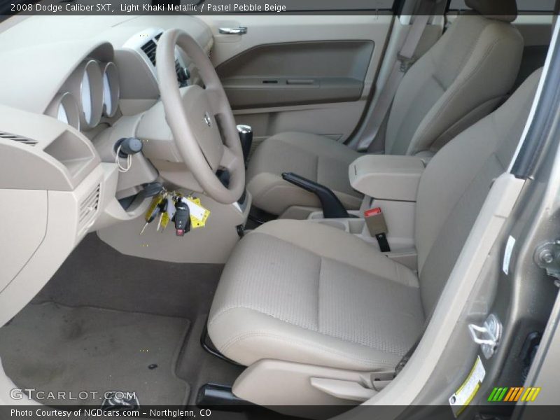 Light Khaki Metallic / Pastel Pebble Beige 2008 Dodge Caliber SXT