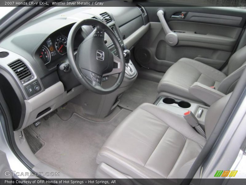 Whistler Silver Metallic / Gray 2007 Honda CR-V EX-L